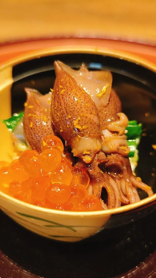 蛍烏賊の生姜煮